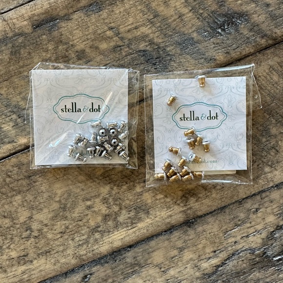 Stella & Dot Teal Gift Set with Earring Backs *jewelry* - Picture 3 of 5